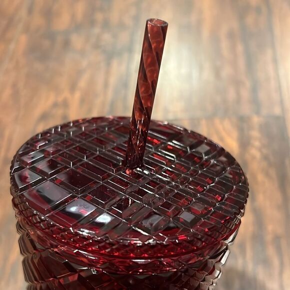 Burgundy Starbucks Cup 24 fl. Oz GUC - Picture 3 of 7